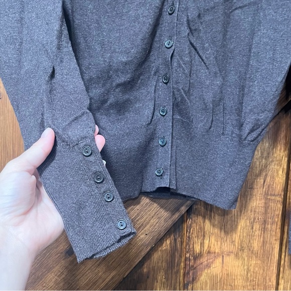 Worthington brown fall button up cardigan - Picture 2 of 5